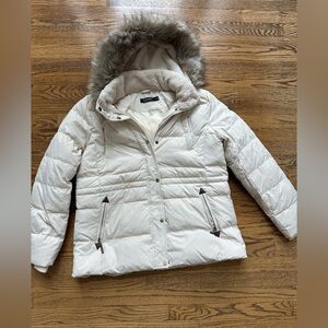 Lauren Ralph Lauren Ivory Puffer Coat